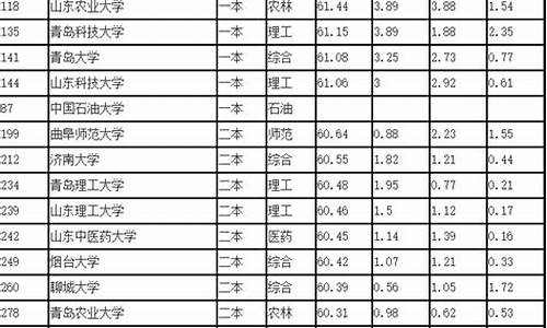 山东省大学排名_山东省大学排名顺序