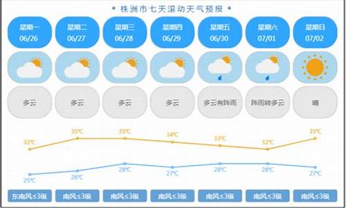 株洲未来一周天气预报查询结果_株洲未来天气情况