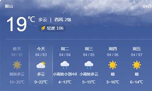 鞍山天气预报15天气_鞍山天气预报15天查询最新消息