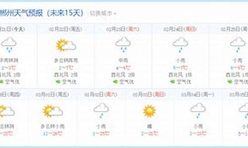 郴州天气预报未来40天准确_郴州天气预报未来40天